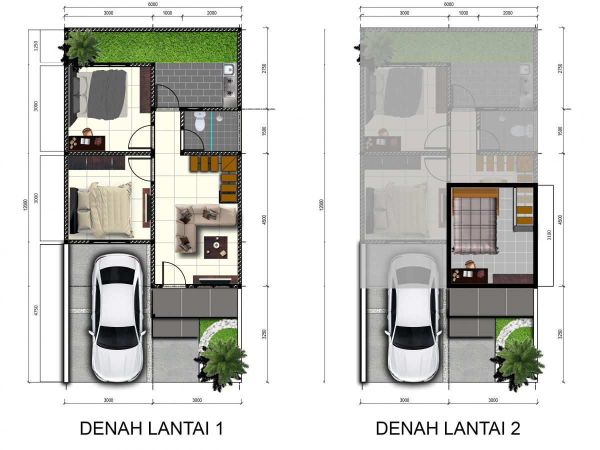 DENAH AJISAI MEZZANINE